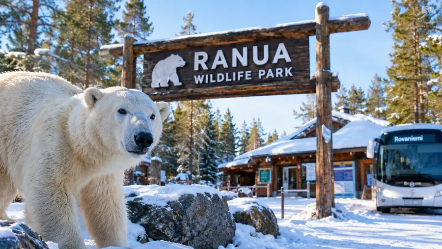 Wie kommt man zum Ranua Wildlife Park von Rovaniemi